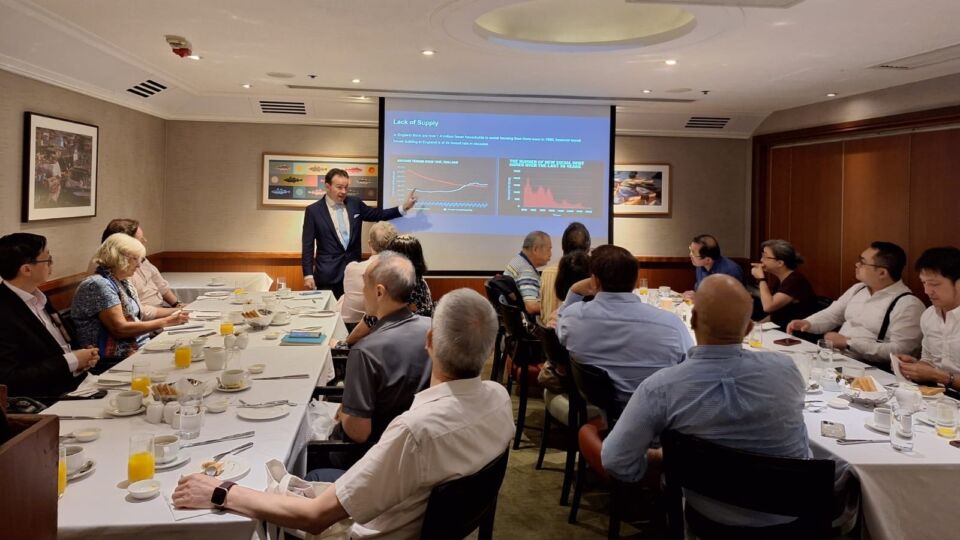 E.R.E Property Hosts Hong Kong Investors Breakfast